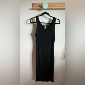 E.C. Ribbed tank dress in black, size mediums EUC